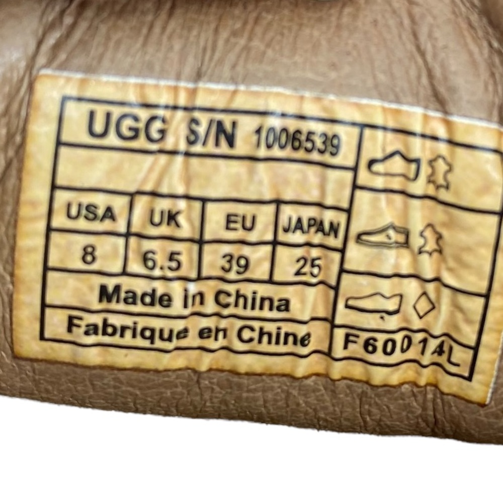 πSALEπ UGG Brown Leather Hurricane Sandals - Picture 7 of 9